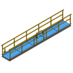 Assembly Walkway With Gate